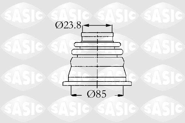Sasic Aandrijfashoes 4003419