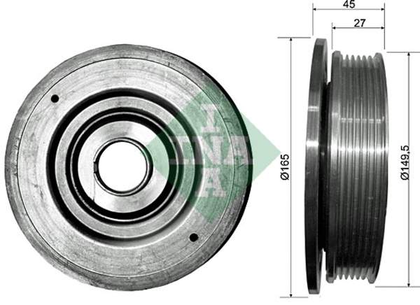 Ina Krukaspoelie /-torsiedemper 544 0094 10