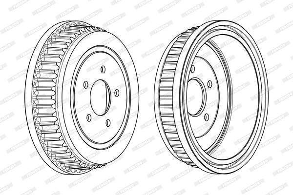 Ferodo Remtrommel FDR329346