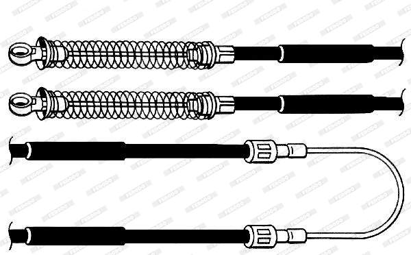Image of Ferodo Handremkabel FHB432044 fhb432044_218
