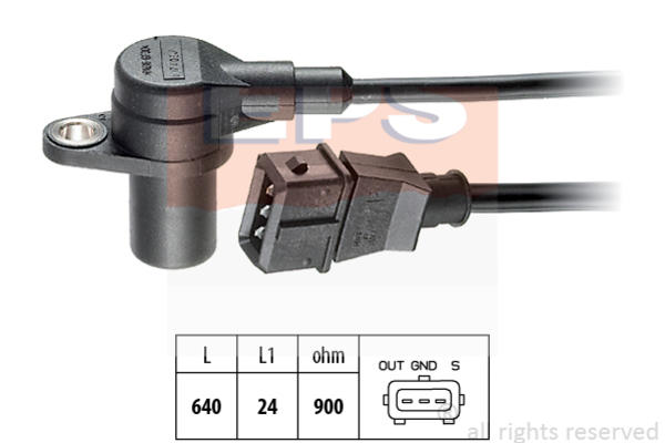 Image of Eps ABS sensor / Krukas positiesensor 1.953.132 1953132_224