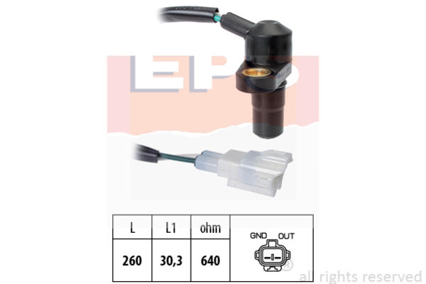 Image of Eps ABS sensor 1.953.465 1953465_224