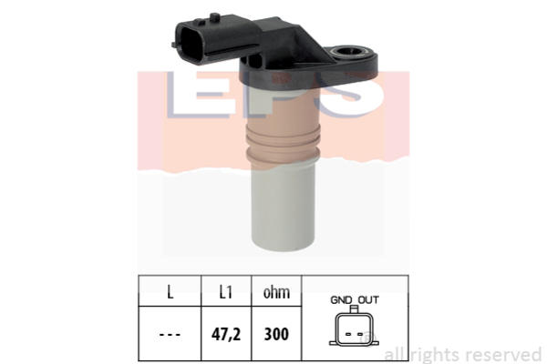 Image of Eps ABS sensor / Krukas positiesensor 1.953.646 1953646_224
