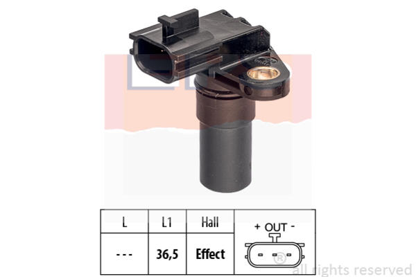 Image of Eps ABS sensor / Toerentalsensor 1.953.775 1953775_224