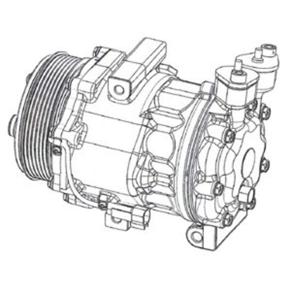 Delphi Diesel Airco compressor CS20351