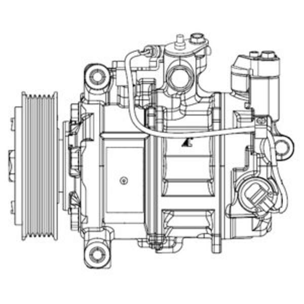 Delphi Diesel Airco compressor CS20504