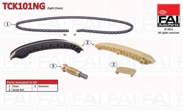 Image of Fai Autoparts Distributieketting kit TCK101NG tck101ng_404