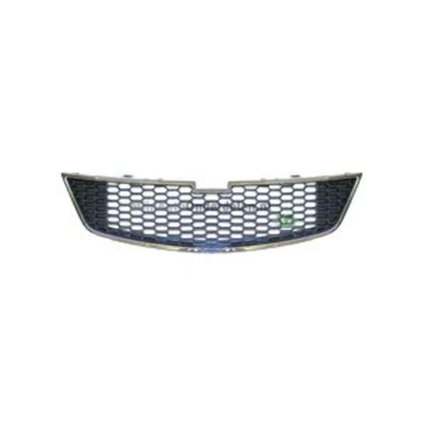 Bodermann GRILLE ONDER zwart met chromen lijst 2855355