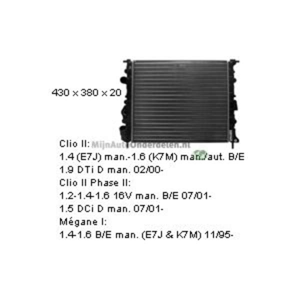 Bodermann RADIATEUR 1.2-1.4-1.6 16V+1.5 DCi 7236001