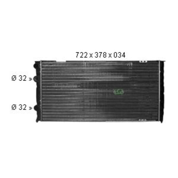 Bodermann RADIATEUR 1.6TD/2.8i/1.9 GLS TD+AC 9226003