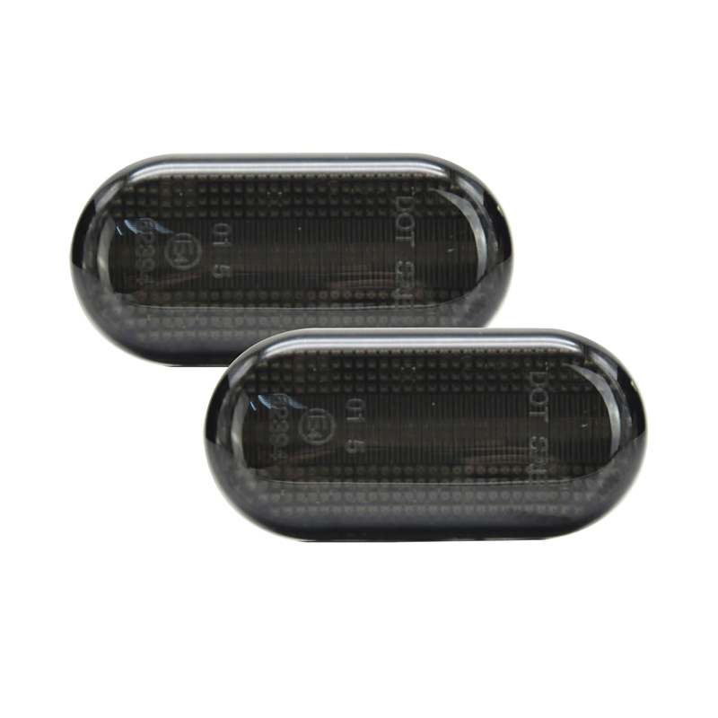 Mijnautoonderdelen Set LED Zijknipperlichten passend voor Renault diverse modellen - Rookgrijs - incl. Dynamic Running Light DL REL06LS