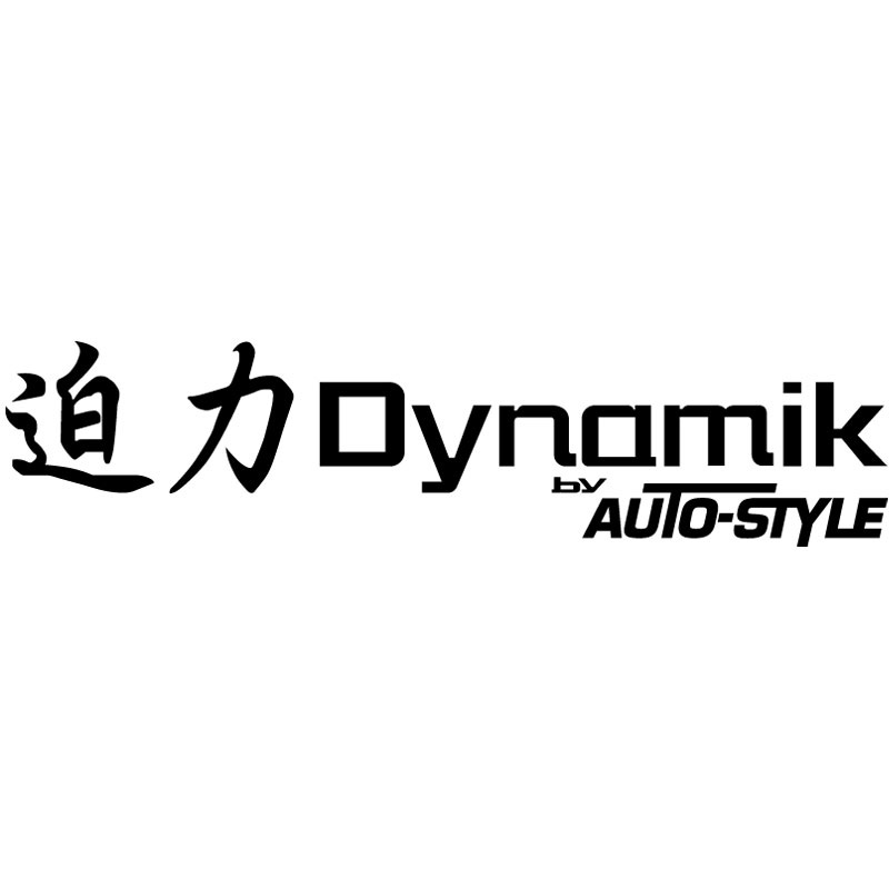 Dynamik Dynamik by Autostyle Sticker Zilver DK ST15S