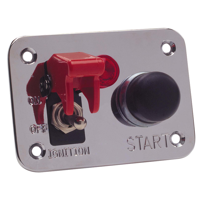 Mijnautoonderdelen Switch Panel 1x Switch/Start/Red Li SY R600